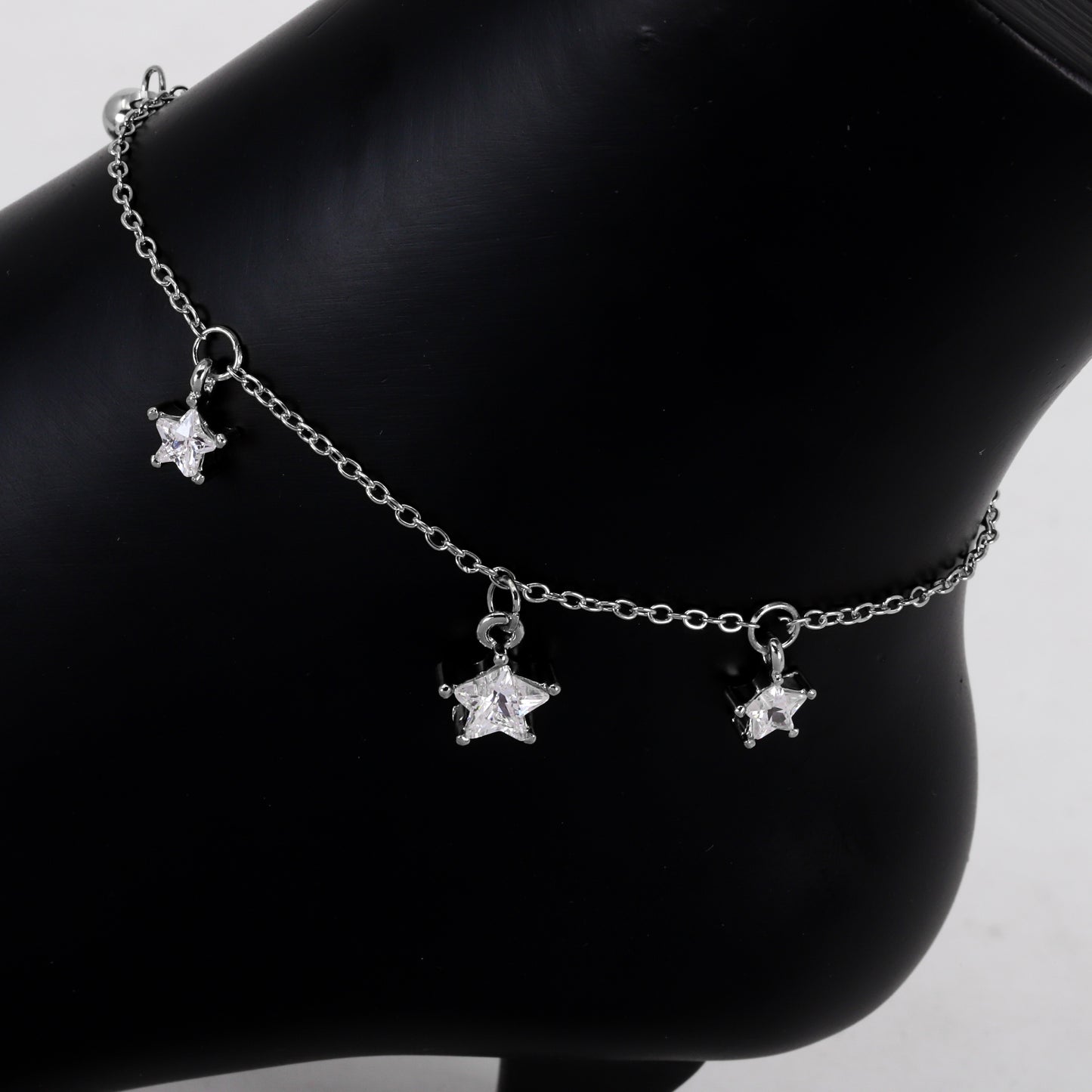Ladies Star Charm Anklet - AK-203