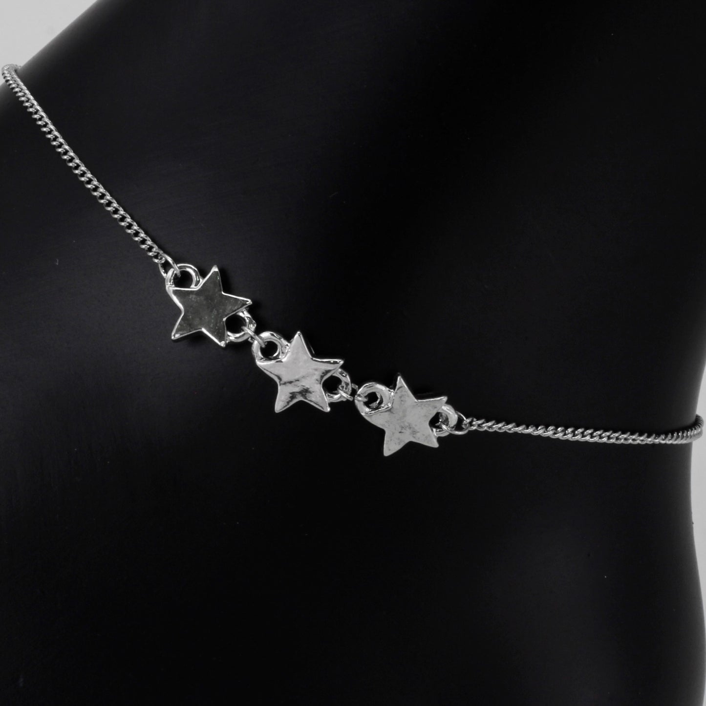 Ladies Star Charm Anklet - AK-224
