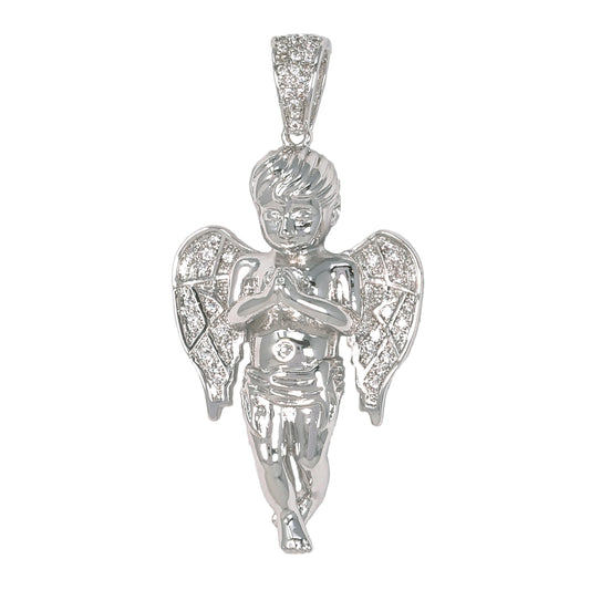 Medium Angel Cubic Zirconia Pendant - BCH-1006*