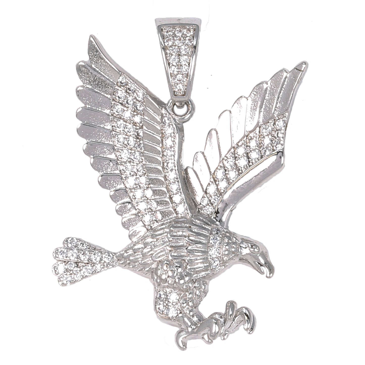 Medium Eagle Cubic Zirconia Pendant - BCH-1127*
