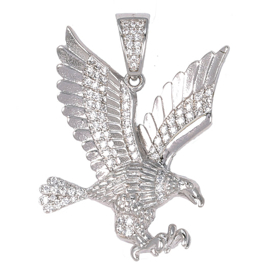 Medium Eagle Cubic Zirconia Pendant - BCH-1127*