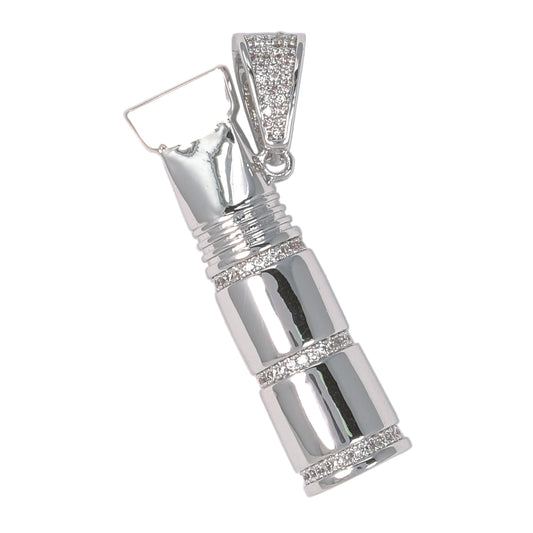 Medium Whistle Cubic Zirconia Pendant - BCH-1135*