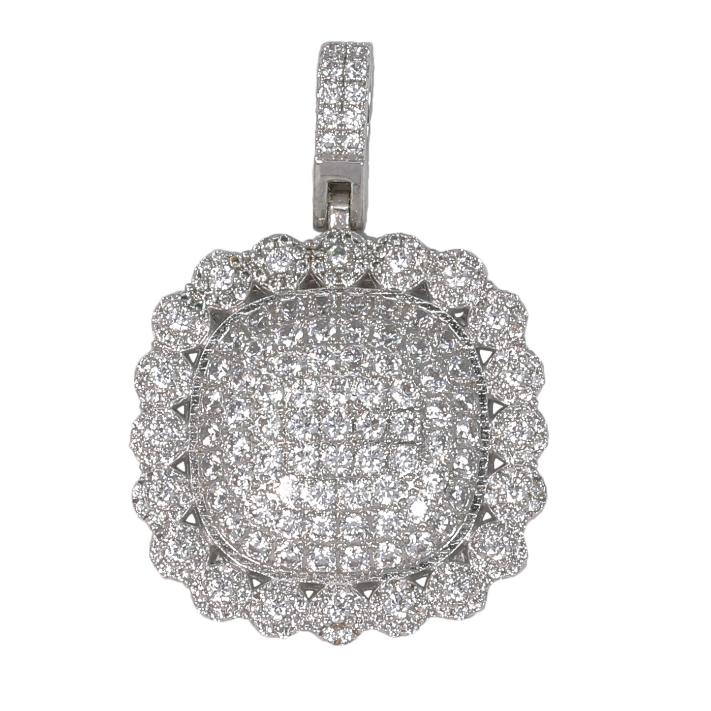 Medium Cluster Cubic Zirconia Pendant - BCH-1185*