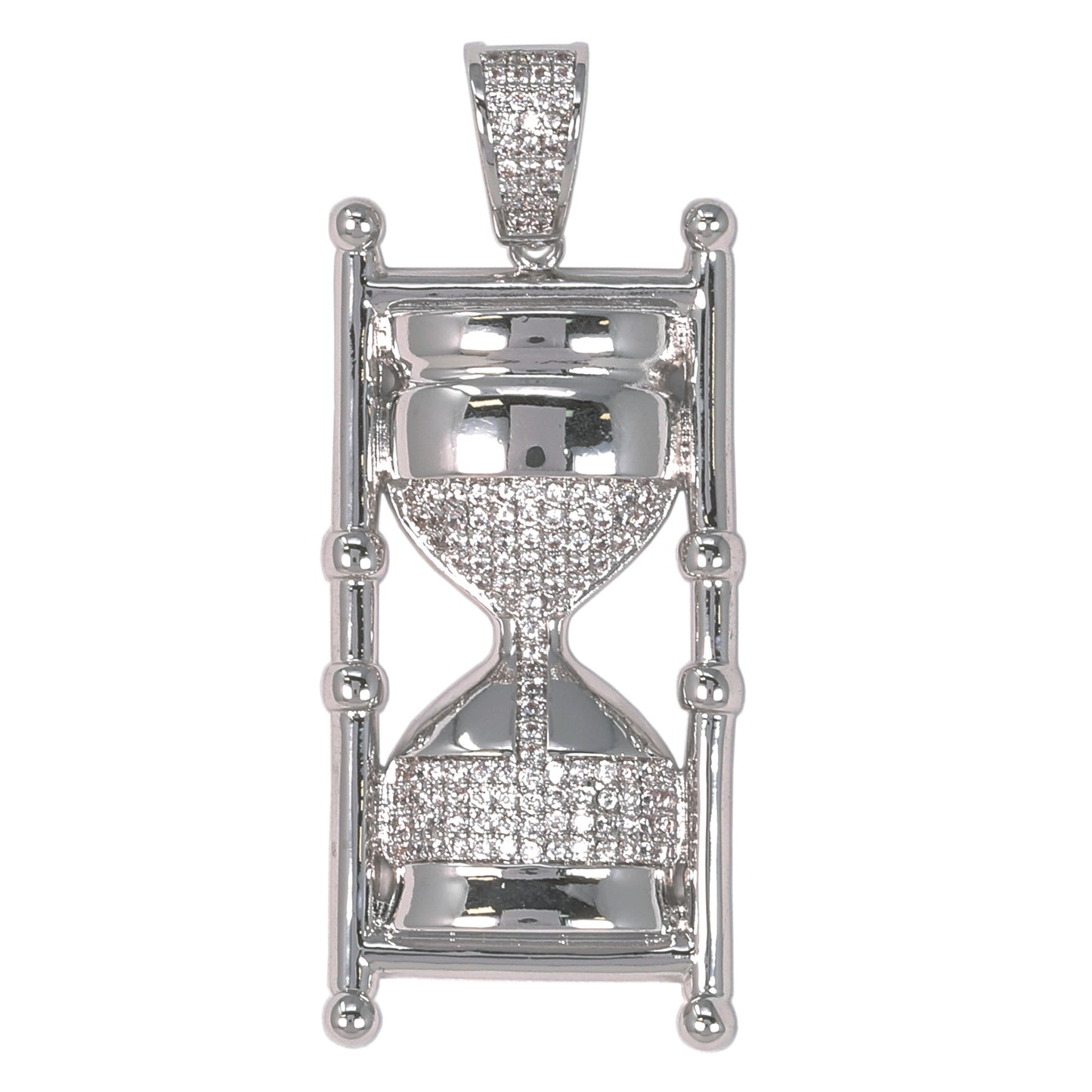 Medium Time Cubic Zirconia Pendant - BCH-1228*