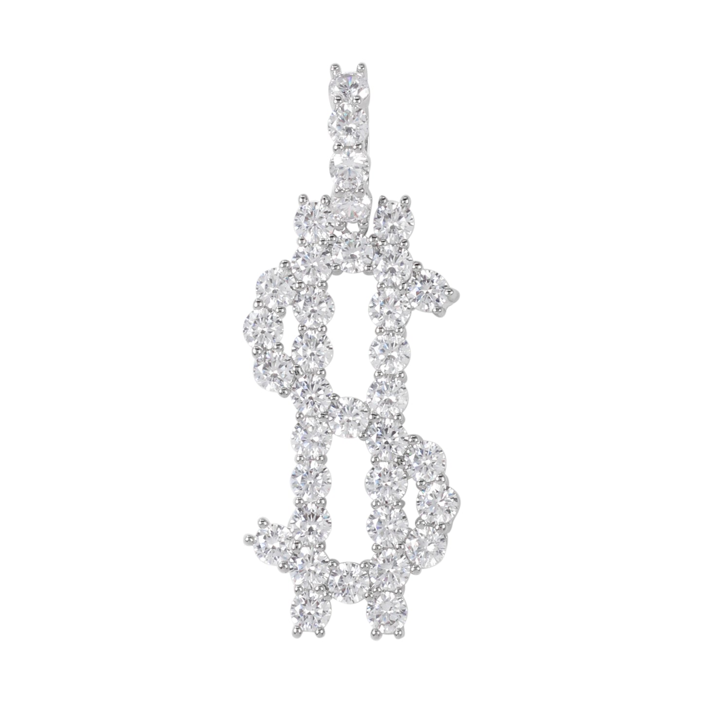 Medium Money Cubic Zirconia Pendant - BCH-1278*
