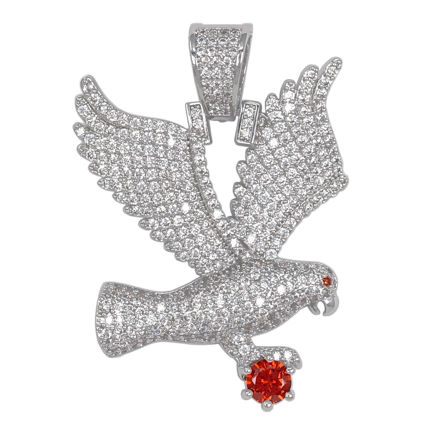 Medium Dove Cubic Zirconia Pendant - BCH-1310*