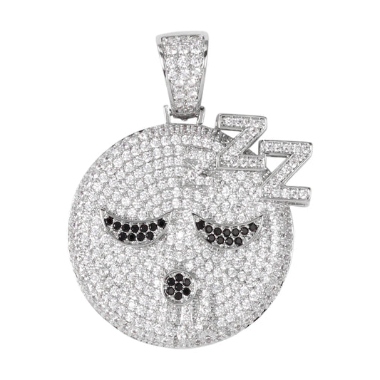 Medium Emoji Cubic Zirconia Pendant - BCH-1312*
