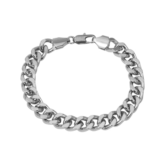 12mm Solid Cuban Bracelet - HCCH-201-B
