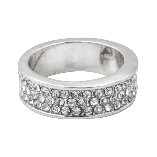Mens One Size Iced Out Diamond Ring - HR-37