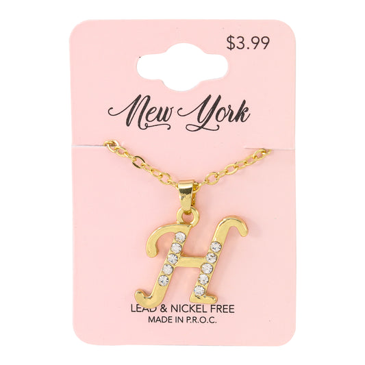 Initial Pendant - H