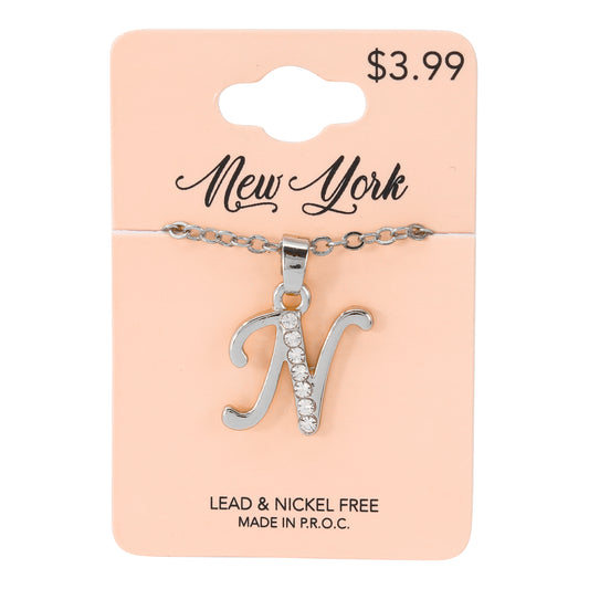 Initial Pendant - N