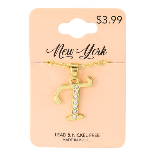 Initial Pendant - T