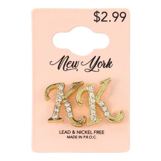 Initial Earring - K