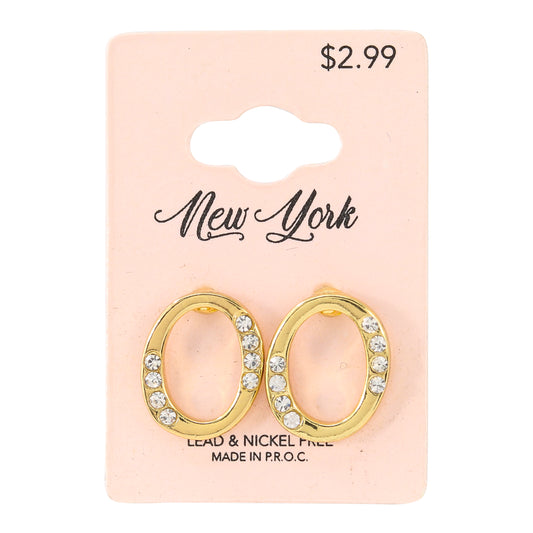 Initial Earring - O