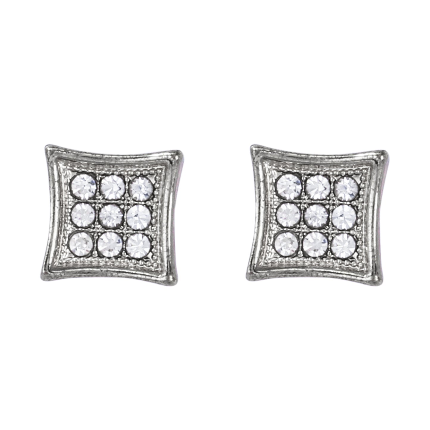 8mm Square Earrings - MPB 117