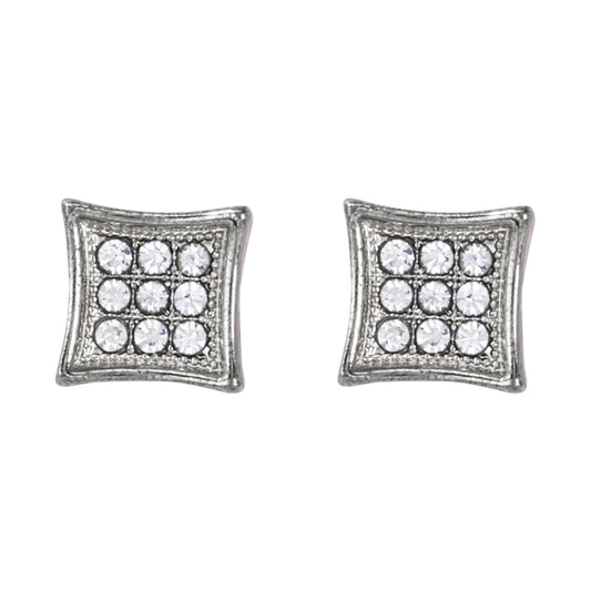 8mm Square Earrings - MPB 117