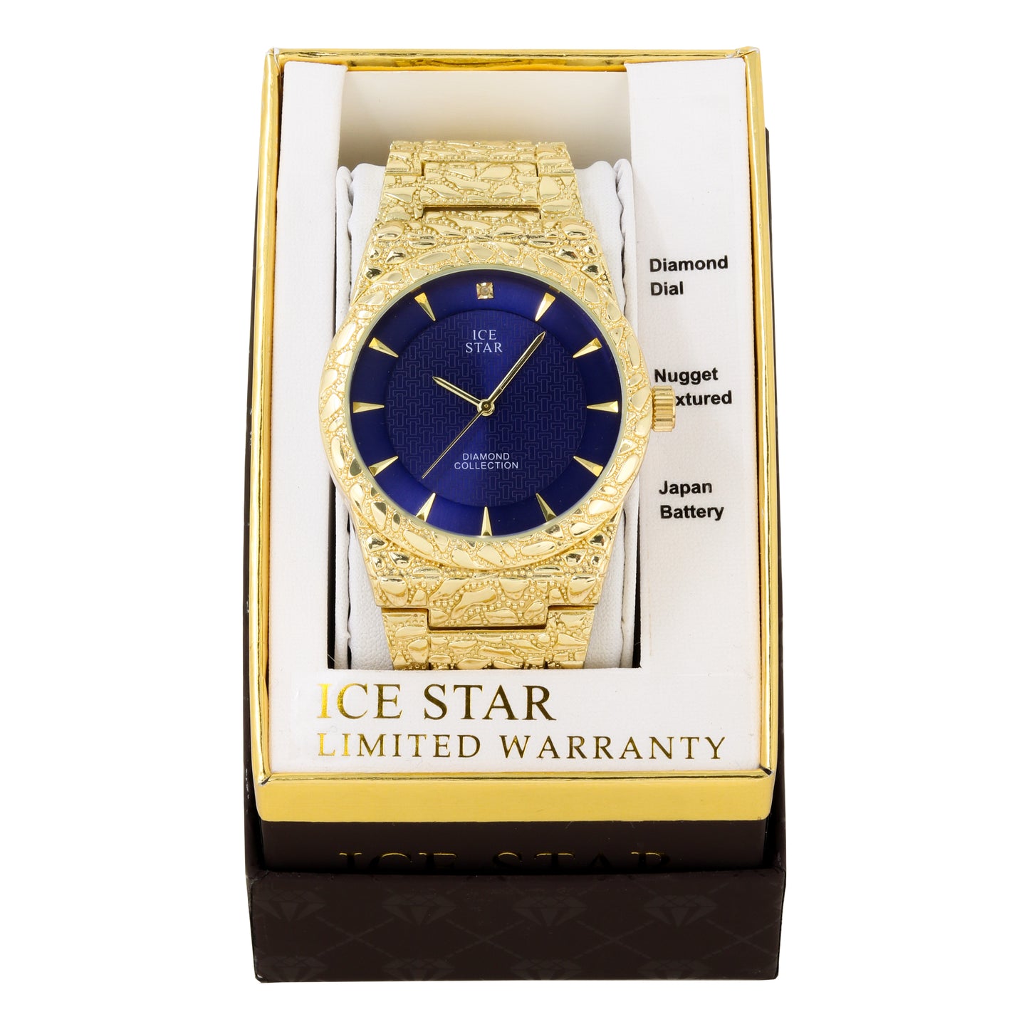 Classic Nugget Diamond Boxed Watch - NGD-8364