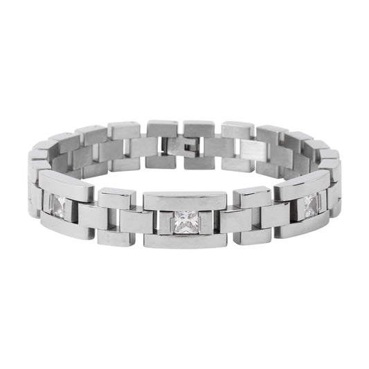 12mm Stainless Steel Bracelet - SBR-352