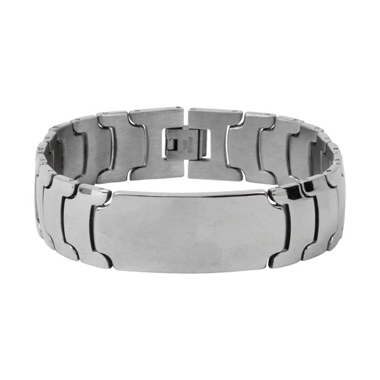 18mm Stainless Steel Id Bracelet - SBR-367