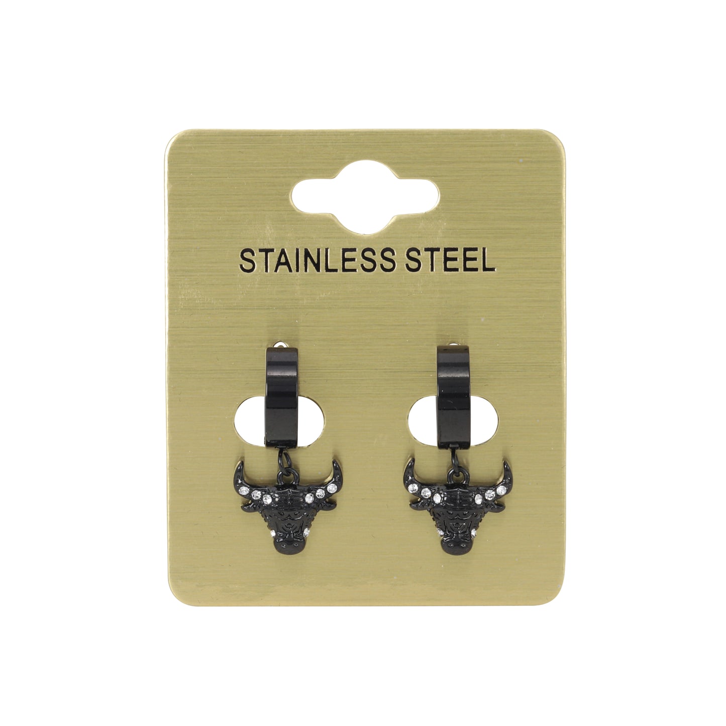 Hanging Bulls Head Earring - SE-609