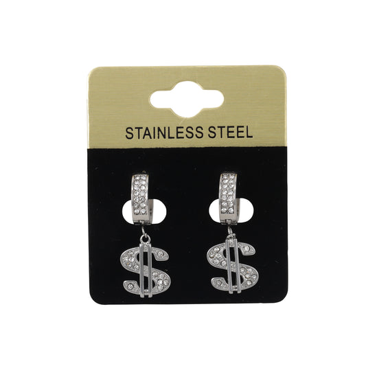 Hanging Dollar Sign Earring - SE-707