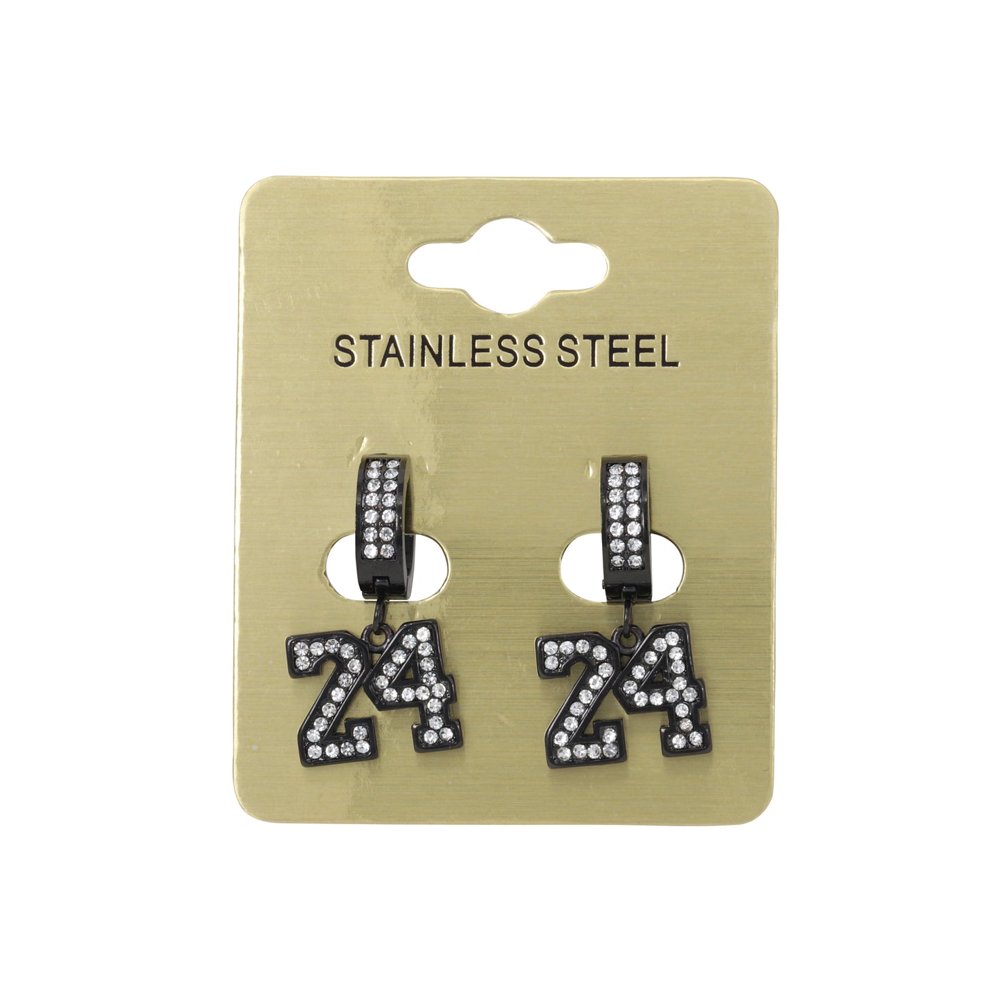 Hanging Number 24 Earring - SE-711