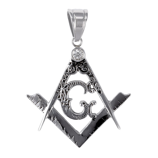 Iced Out Mason Pendant - SP-4001**