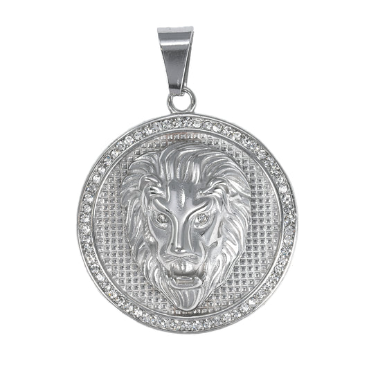 Iced Out Lion Pendant - SP-4008