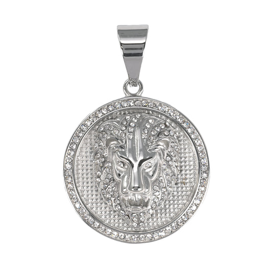 Iced Out Lion Pendant - SP-4009