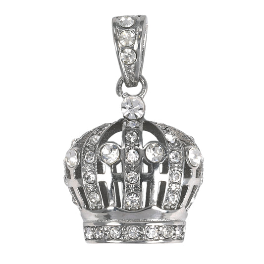 Iced Out Crown Pendant - SP-4024**