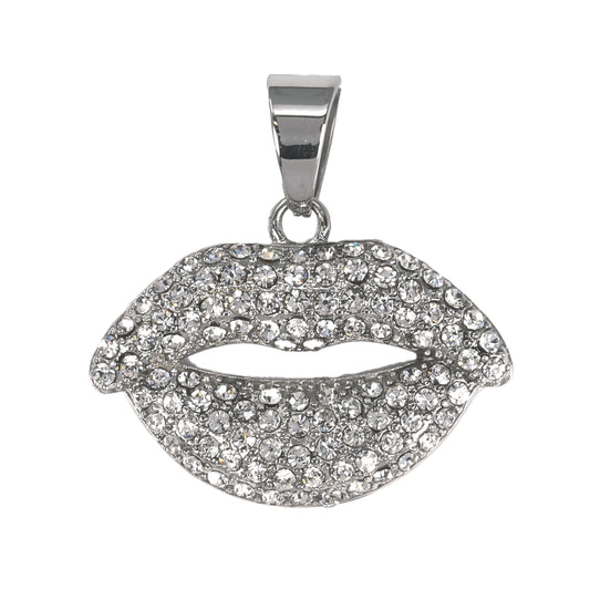 Iced Out Lips Pendant - SP-4027**