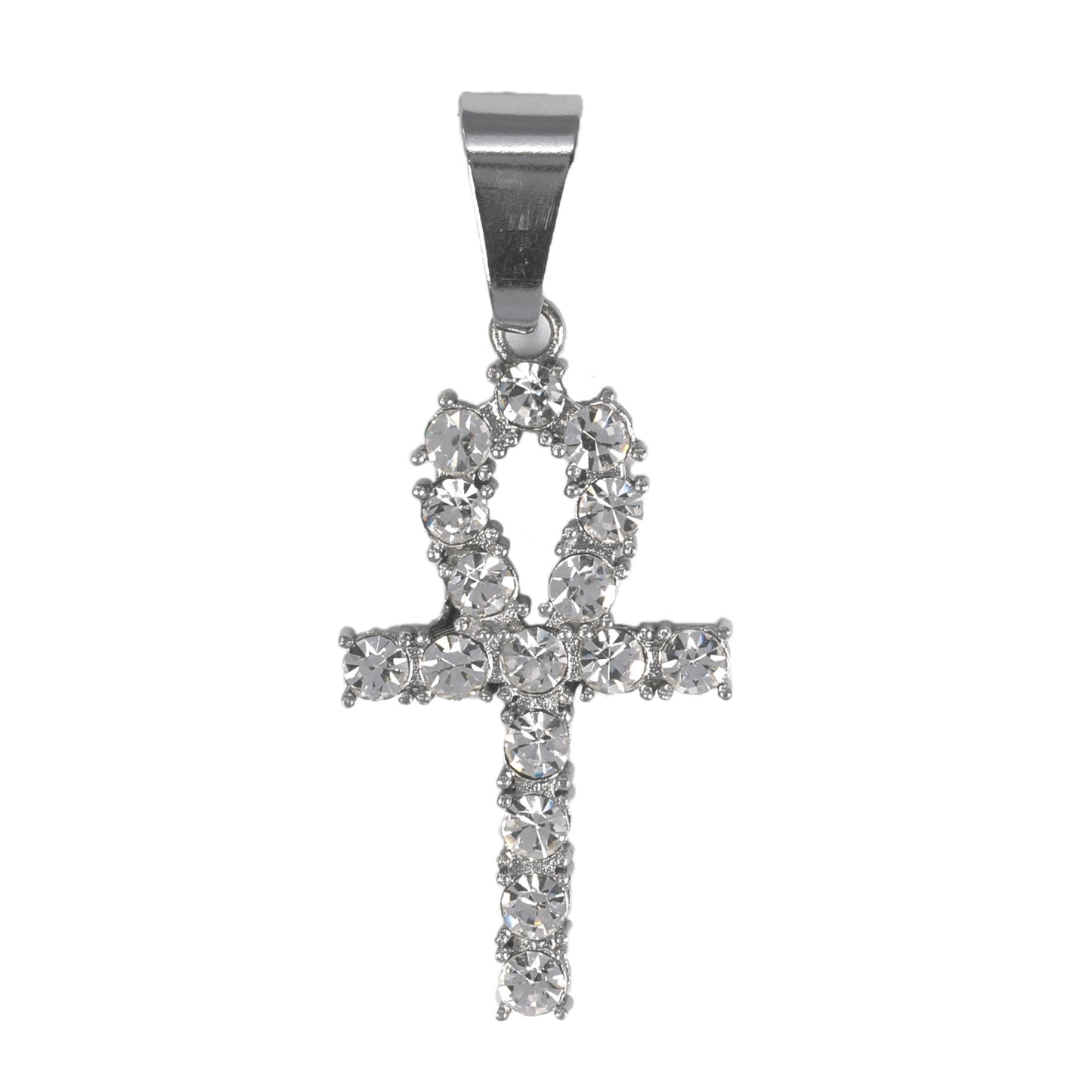 Iced Out Ankh Cross Pendant - SP-4036**