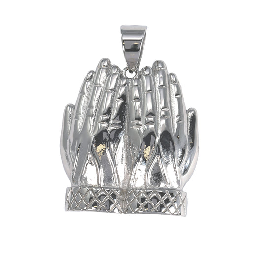 Iced Out Praying Hands Pendant - SP-4044**