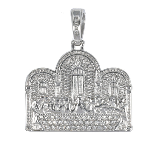 Iced Out Last Supper Pendant - SP-4045**