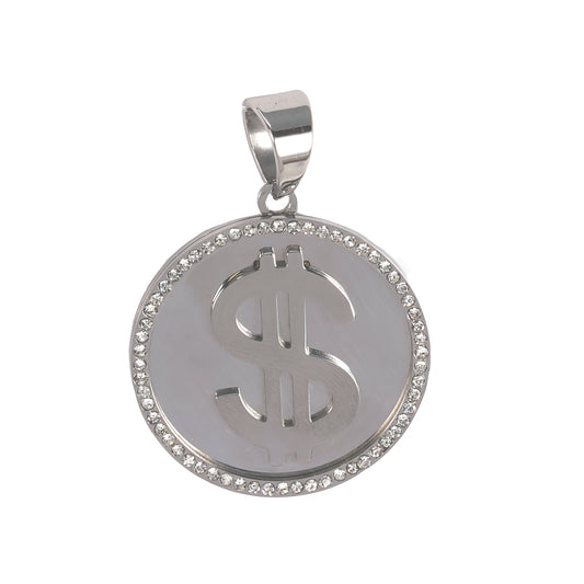 Iced Out Coin Pendant - SP-4047**