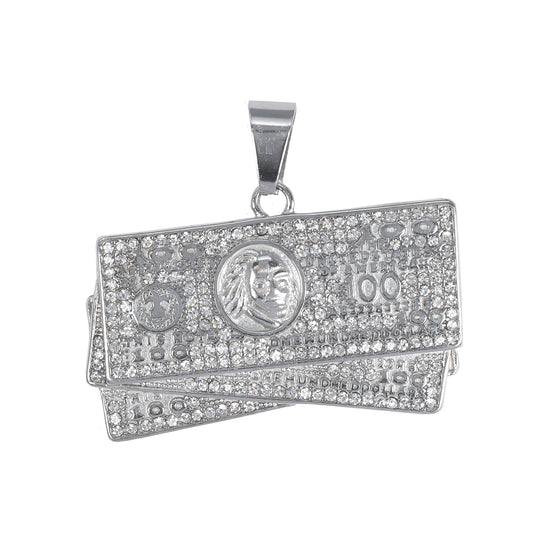 Iced Out Money Pendant - SP-4055**