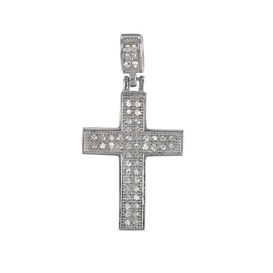 Iced Out Cross Pendant - SP-4058