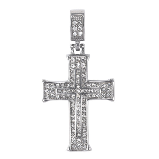 Iced Out Cross Pendant - SP-4059**