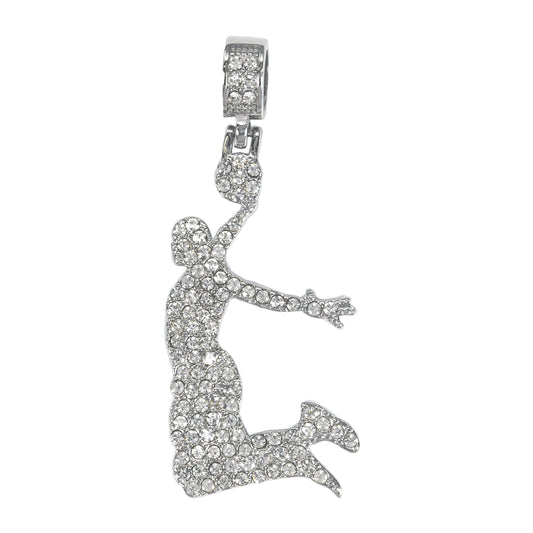 Iced Out Dunkman Pendant - SP-4076