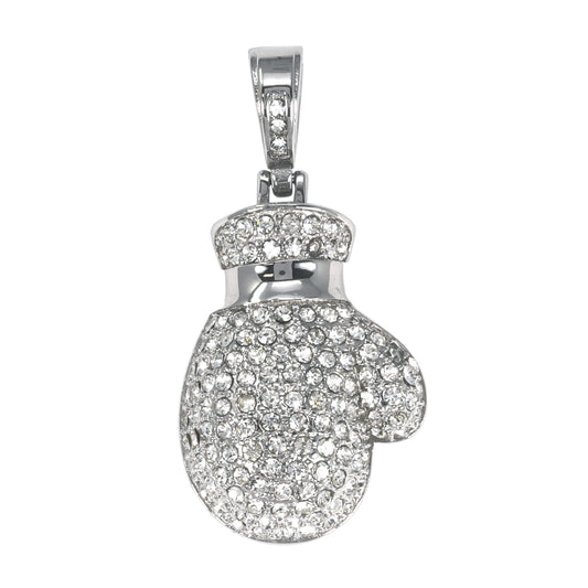 Iced Out Boxing Gloves Pendant - SP-4077