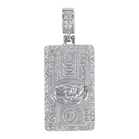Iced Out Money Pendant - SP-4078**