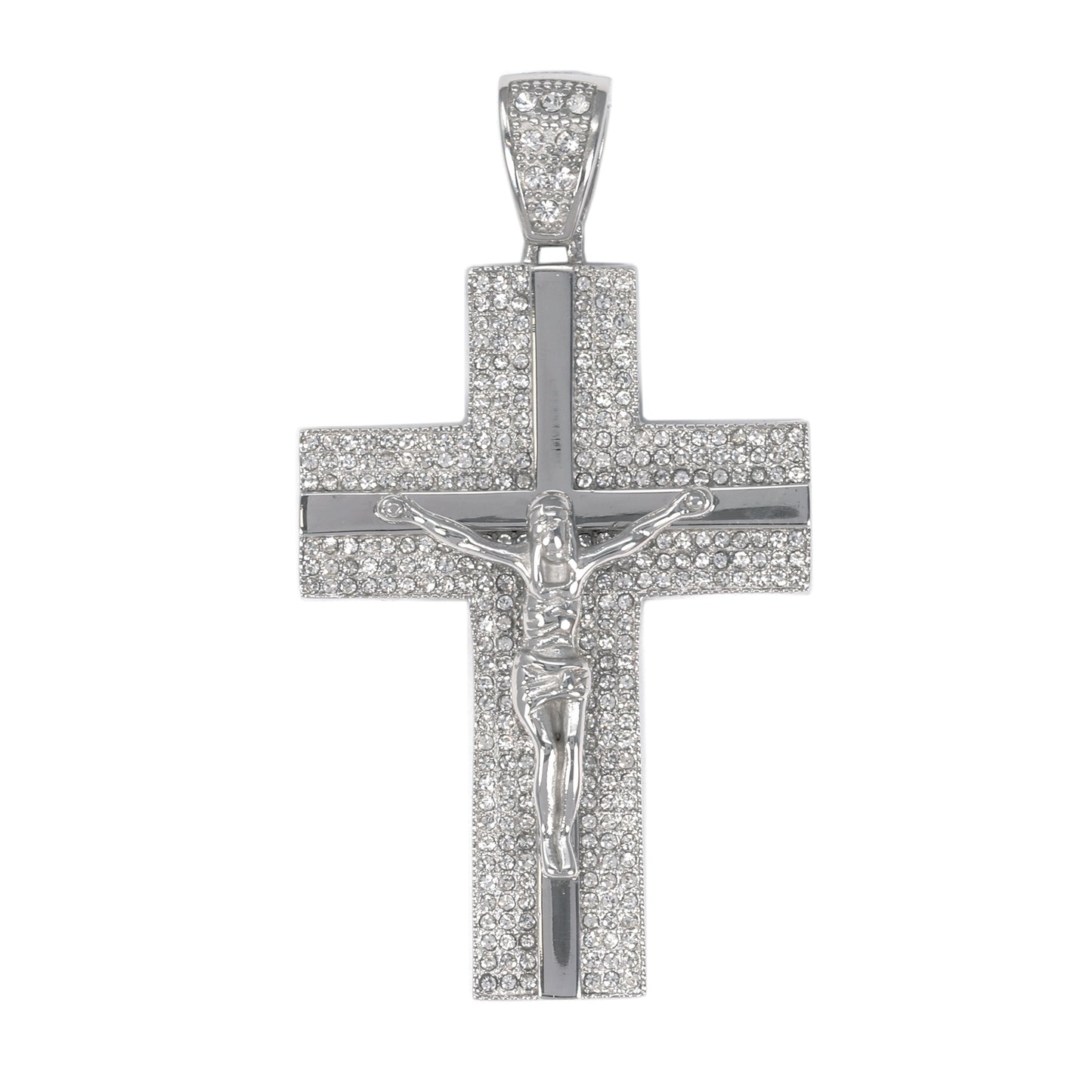 Iced Out Cruficix Pendant - SP-4095