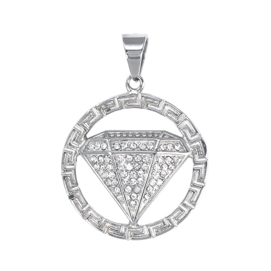Iced Out Diamond Pendant - SP-4101**