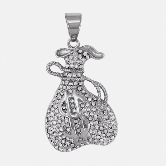 Iced Out Money Pendant - SP-4108**