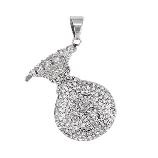 Iced Out Money Pendant - SP-4110**