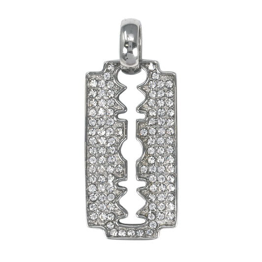 Iced Out Blade Pendant - SP-4117**