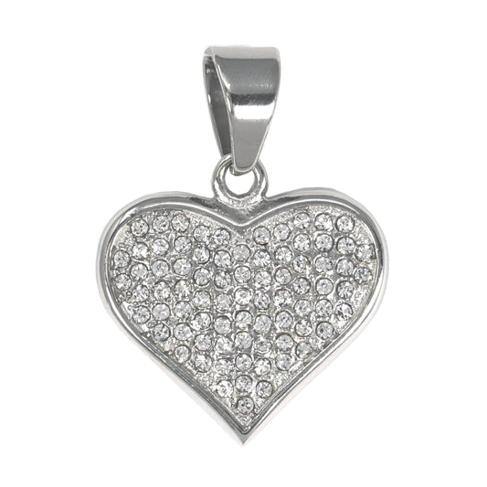 Iced Out Heart Pendant - SP-4118**