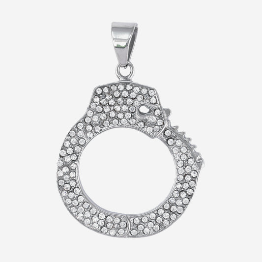 Iced Out Crime Pendant - SP-4124**