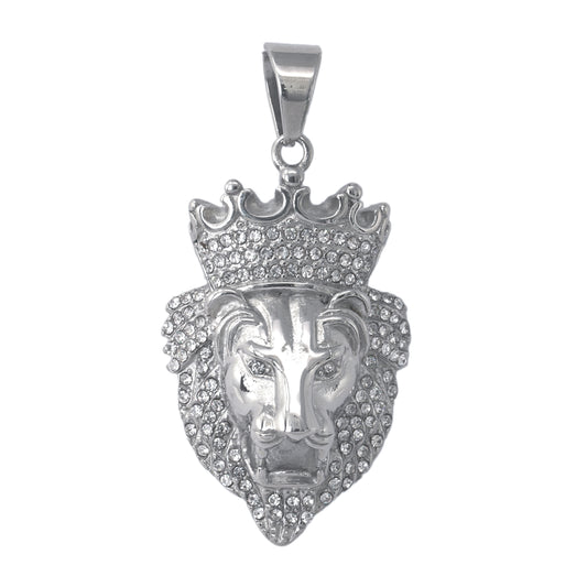 Iced Out Lion Pendant - SP-4136**