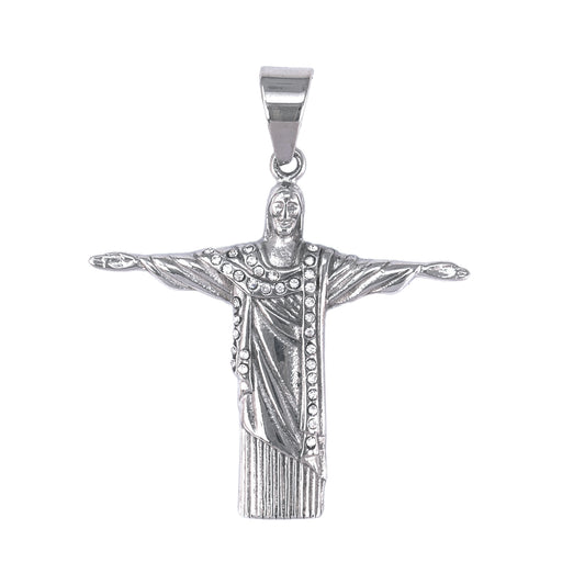 Iced Out Christ The Redeemer Pendant - SP-4138